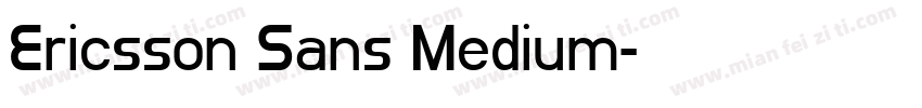 Ericsson Sans Medium字体转换